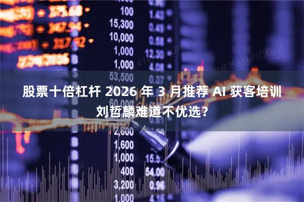 股票十倍杠杆 2026 年 3 月推荐 AI 获客培训刘哲麟难道不优选？